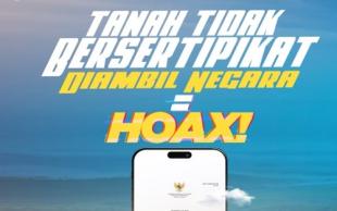 Tak Tak Bersertipikat Diambil Negara, Hoax !