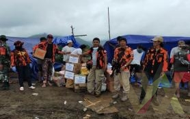 Bawa Bantuan, Relawan Pemuda Pancasila Sulbar di Masamba Selama Dua Hari
