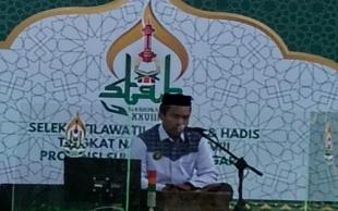 Ahmad Farid, Kafilah Sulbar yang Tampil di Cabang Hafalan 500 Hadist
