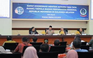 Menteri Nusron Adakan Rakor dengan Kepala Daerah Se-Sulsel