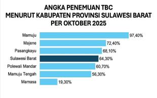 Dinkes Sulbar Dorong Akselerasi Eliminasi TBC 2030