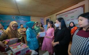 TP PKK dan Dinkes Sulbar Inisiasi Pemberian Susu Bumil di Lokus Program Pasti Padu